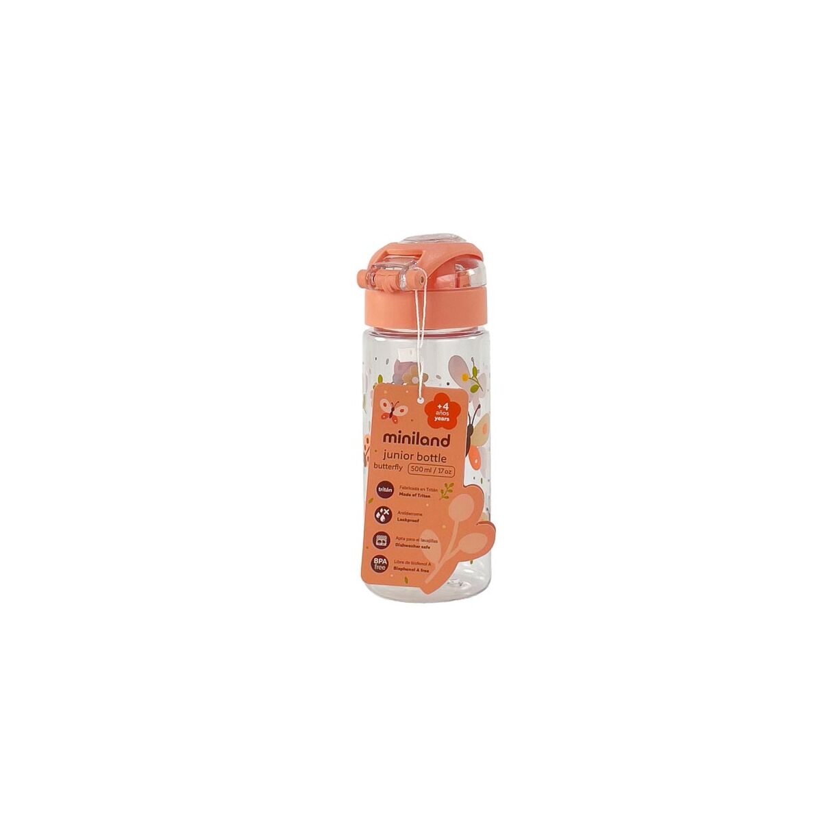 Garrafa Infantil Junior 500ml Miniland - Butterfly