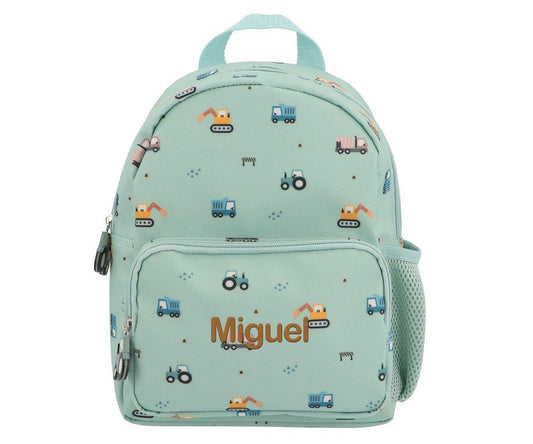 Mochila Infantil Personalizável - Trucks