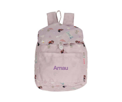 Mochila Tecido Pequena Fantastic Girl Personalizável