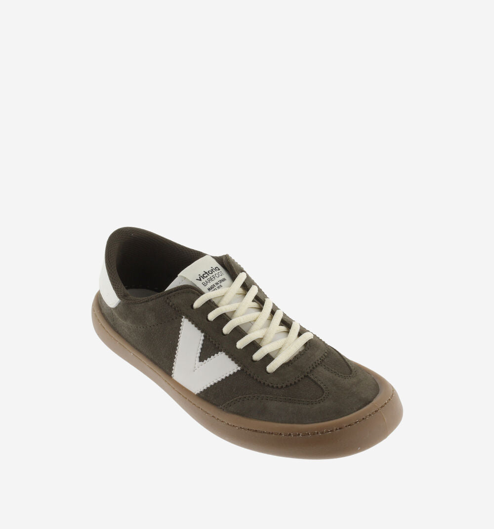 Sapatilhas Adulto Victoria - Olmo Barefoot Couro & Contraste