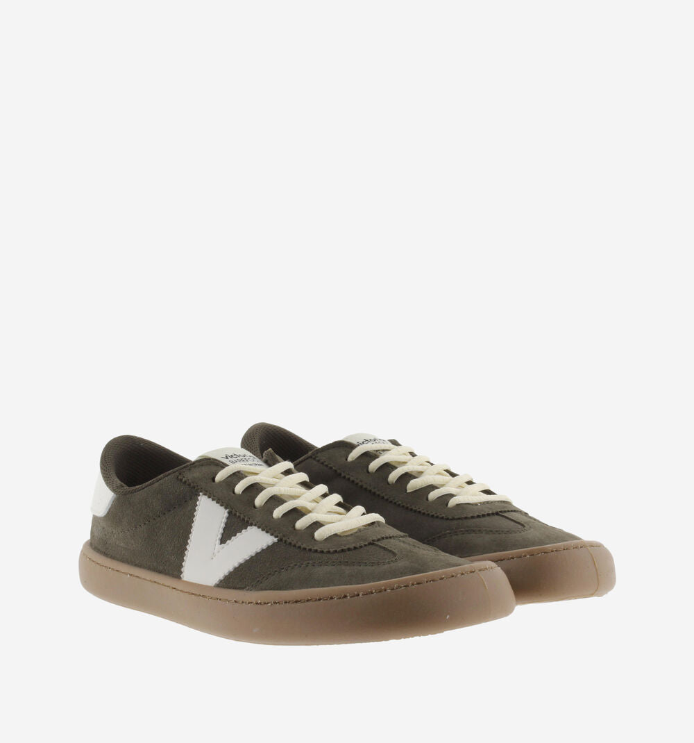 Sapatilhas Adulto Victoria - Olmo Barefoot Couro & Contraste