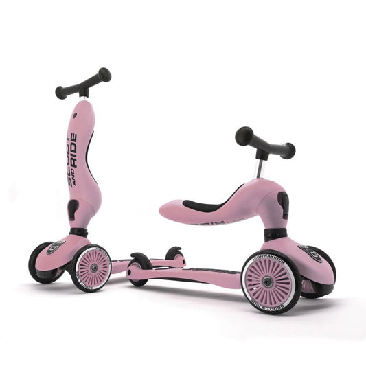 Trotinete Scooter Highway 2 em 1 - Pink