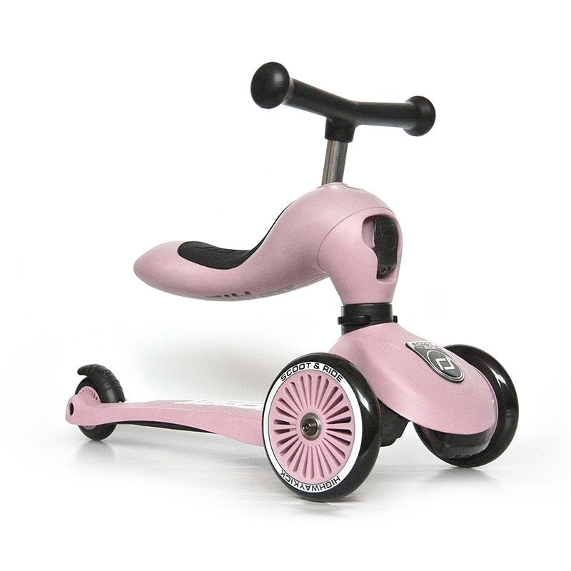 Trotinete Scooter Highway 2 em 1 - Pink