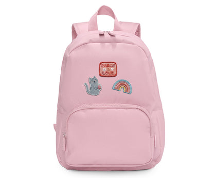Mochila Solid Color Personalizável (disponível em 6 cores) + 6 autocolantes (disponível 4 variantes) - Tutete