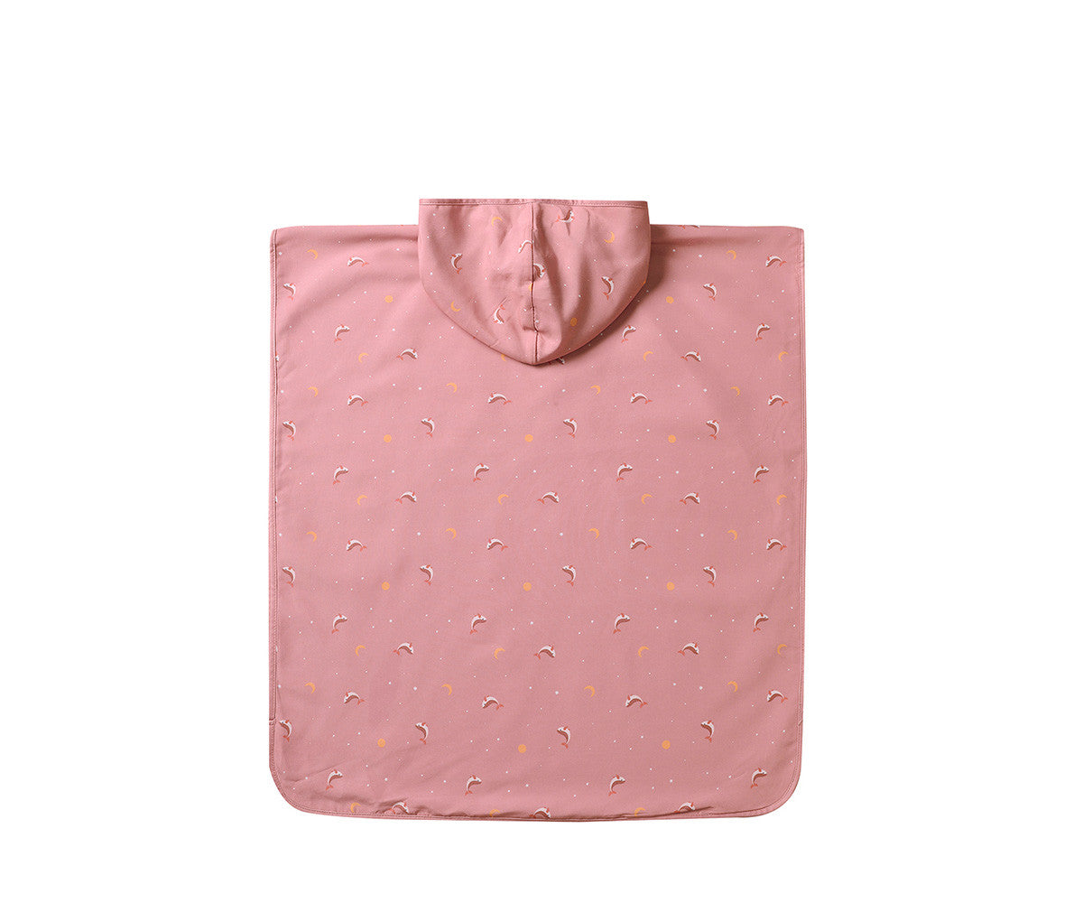 Poncho de Praia Monnëka Whale Pink