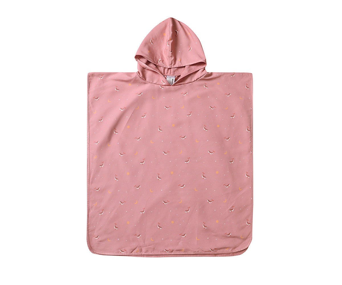 Poncho de Praia Monnëka Whale Pink