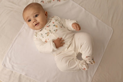 Mighty Love - Babygrow com Estampa de Animais e Gola Clássica Zoo