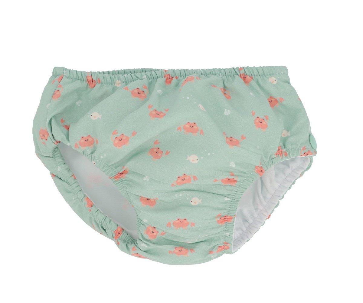 Cueca Fralda Banho Crab Sage