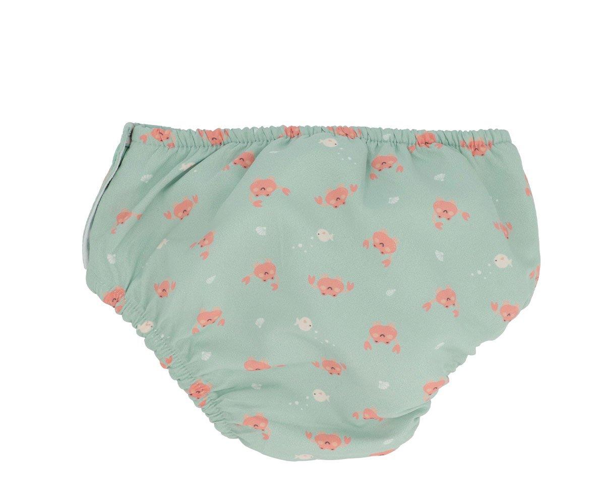 Cueca Fralda Banho Crab Sage