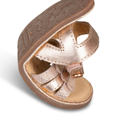 Sandálias em Pele com Velcro Barefoot | Chetto