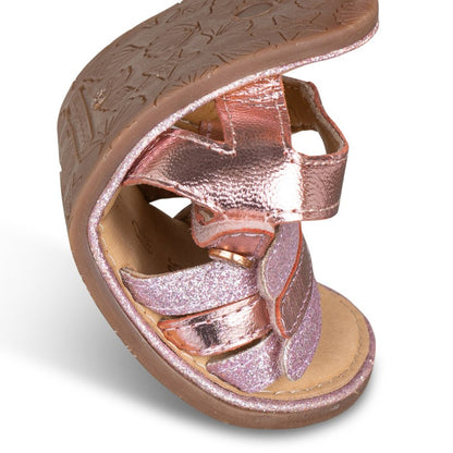 Sandálias em Pele com Velcro Barefoot | Chetto