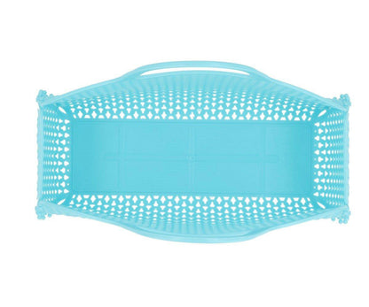 Mala de Praia Vintage Retro Turquoise