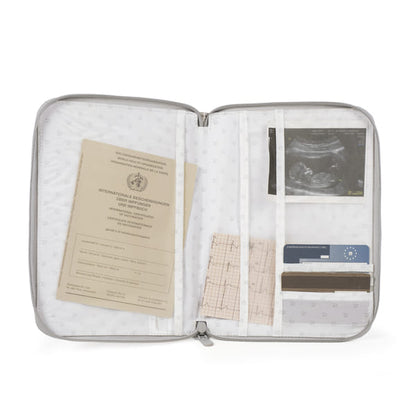 Pasito a Pasito Porta-Documentos - Little Bloom Vichy Gris