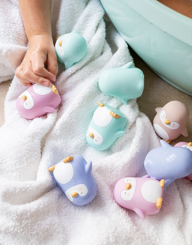 Brinquedos de banho «Festa dos Pinguins»
