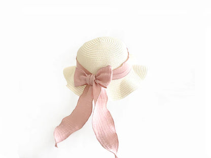 Chapéu de Palha Criança -Vanilla Straw, Blush, Olive - Loja Papás & Bebés