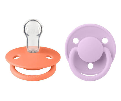 Bibs De Lux Silicone - Papaya/Violet Sky - Loja Papás & Bebés