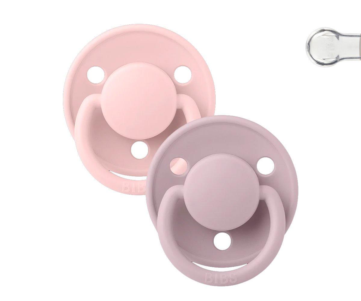 Bibs De Lux Silicone - Blossom/Dusky Lilac