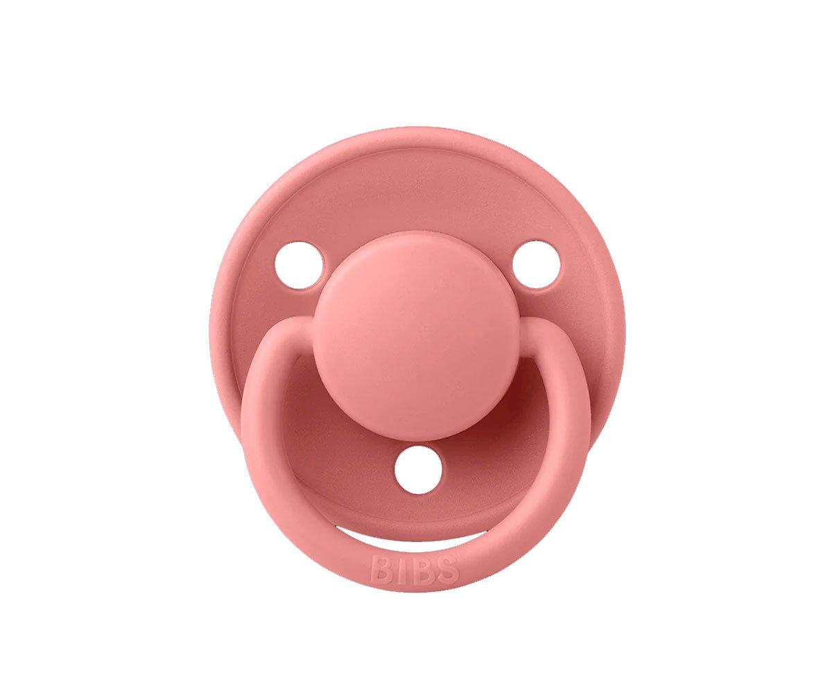 Bibs De Lux Silicone - Pale Butter/Dusty Pink