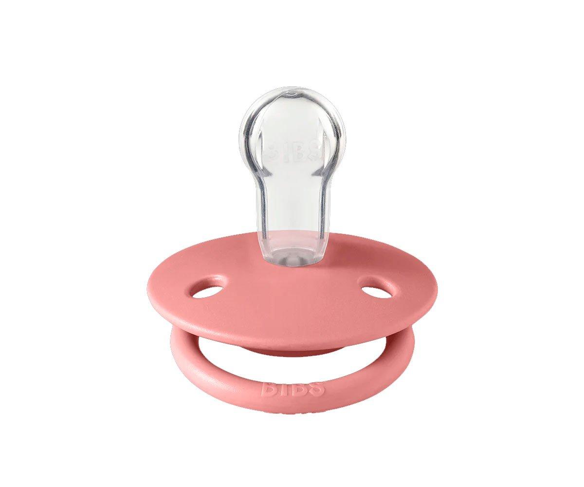 Bibs De Lux Silicone - Pale Butter/Dusty Pink