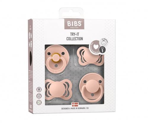 Pack Chupetes BIB Try-It - Blush - Loja Papás & Bebés