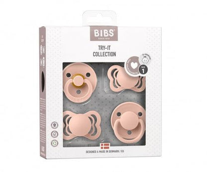 Pack Chupetes BIB Try-It - Blush - Loja Papás & Bebés