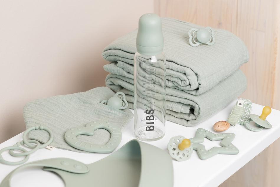 Biberão Vidro BIBS - Sage - Loja Papás & Bebés