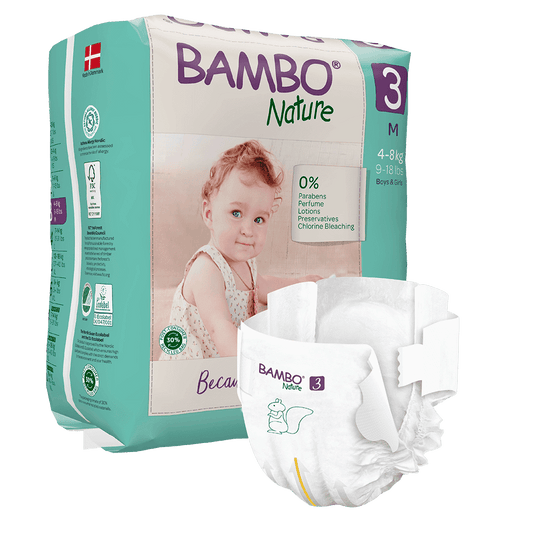 Fraldas Bambo Nature 3 - Loja Papás & Bebés