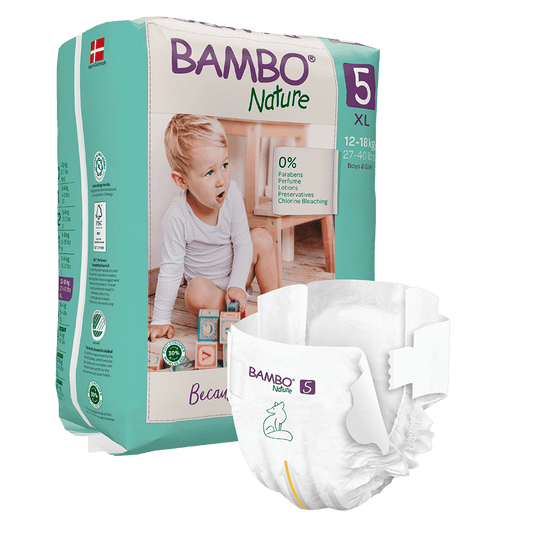 Fraldas Bambo Nature 5 - Loja Papás & Bebés