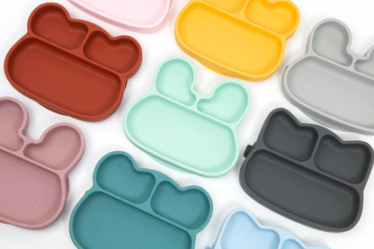 Prato Silicone c/ Ventosa - Amarelo - Loja Papás & Bebés