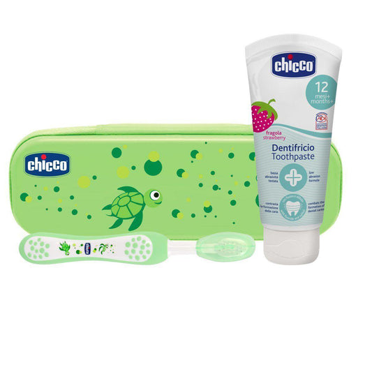 Conjunto de Higiene Oral - Verde - Loja Papás & Bebés