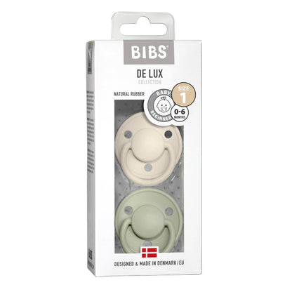Bibs De Lux - Ivory/Sage - Loja Papás & Bebés