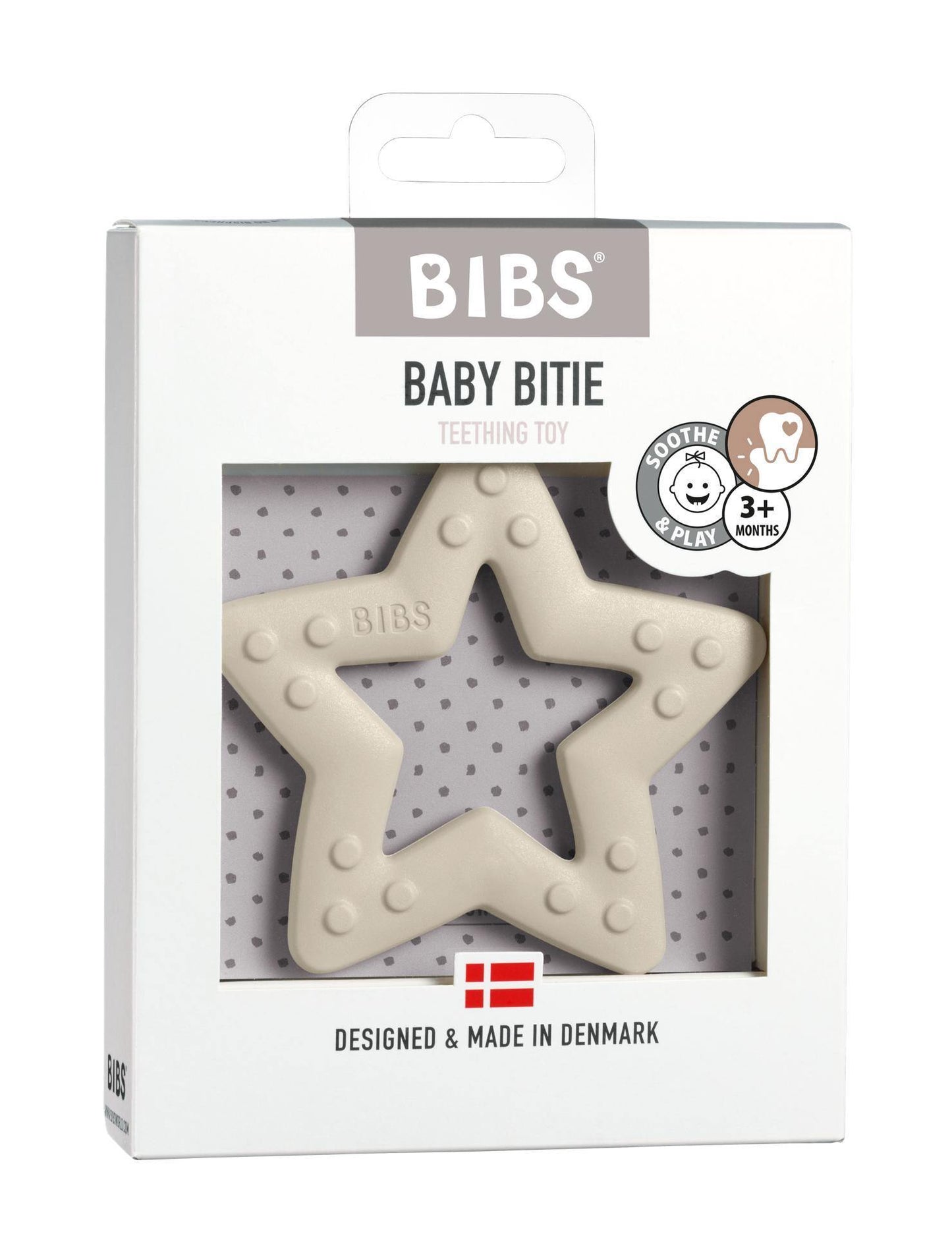 Mordedor Baby Bitie Estrela Ivory - Loja Papás & Bebés