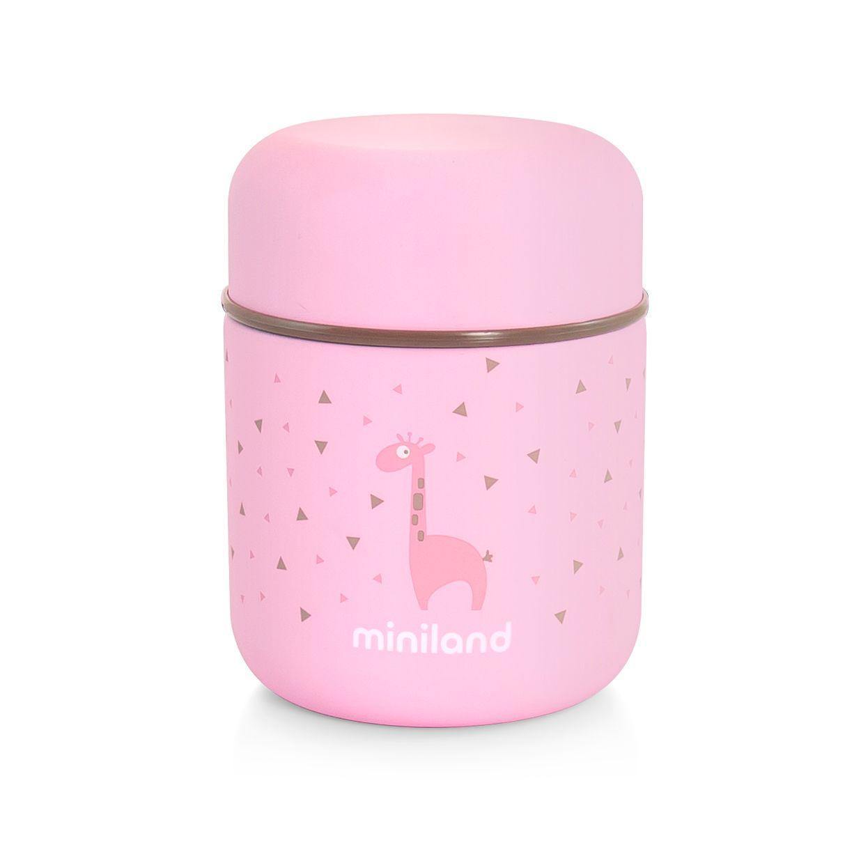 Mini Termo de Sólidos 280ml Rosa - Loja Papás & Bebés