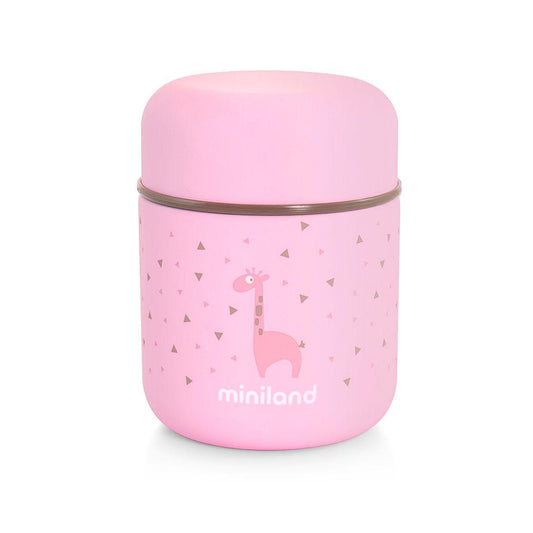 Mini Termo de Sólidos 280ml Rosa - Loja Papás & Bebés