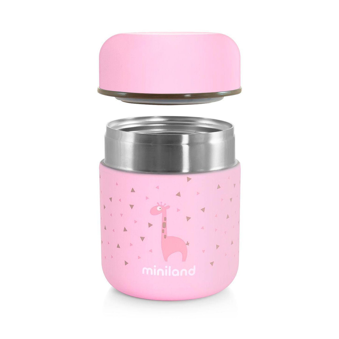 Mini Termo de Sólidos 280ml Rosa - Loja Papás & Bebés