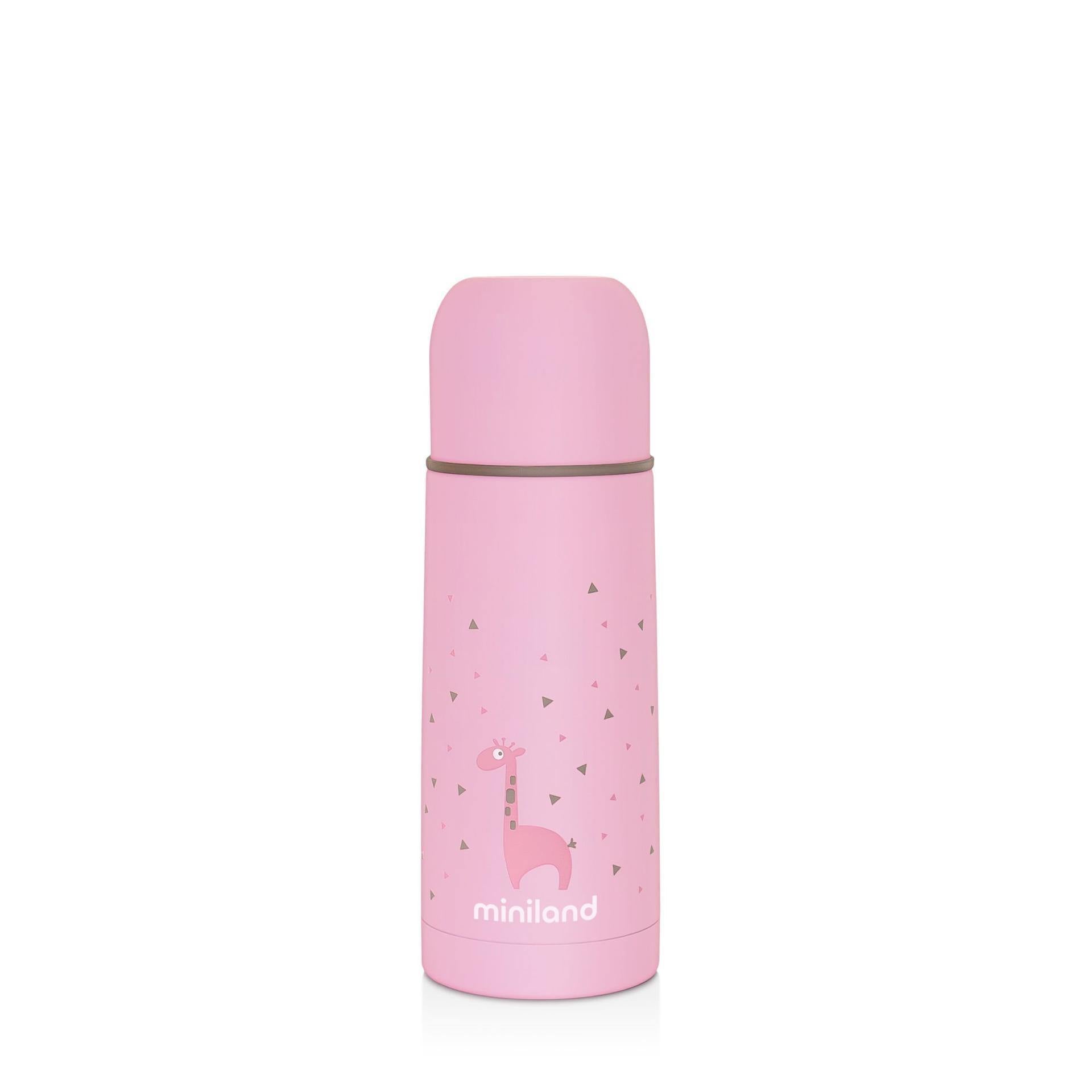 Termo de Líquidos 350ml Rosa - Loja Papás & Bebés