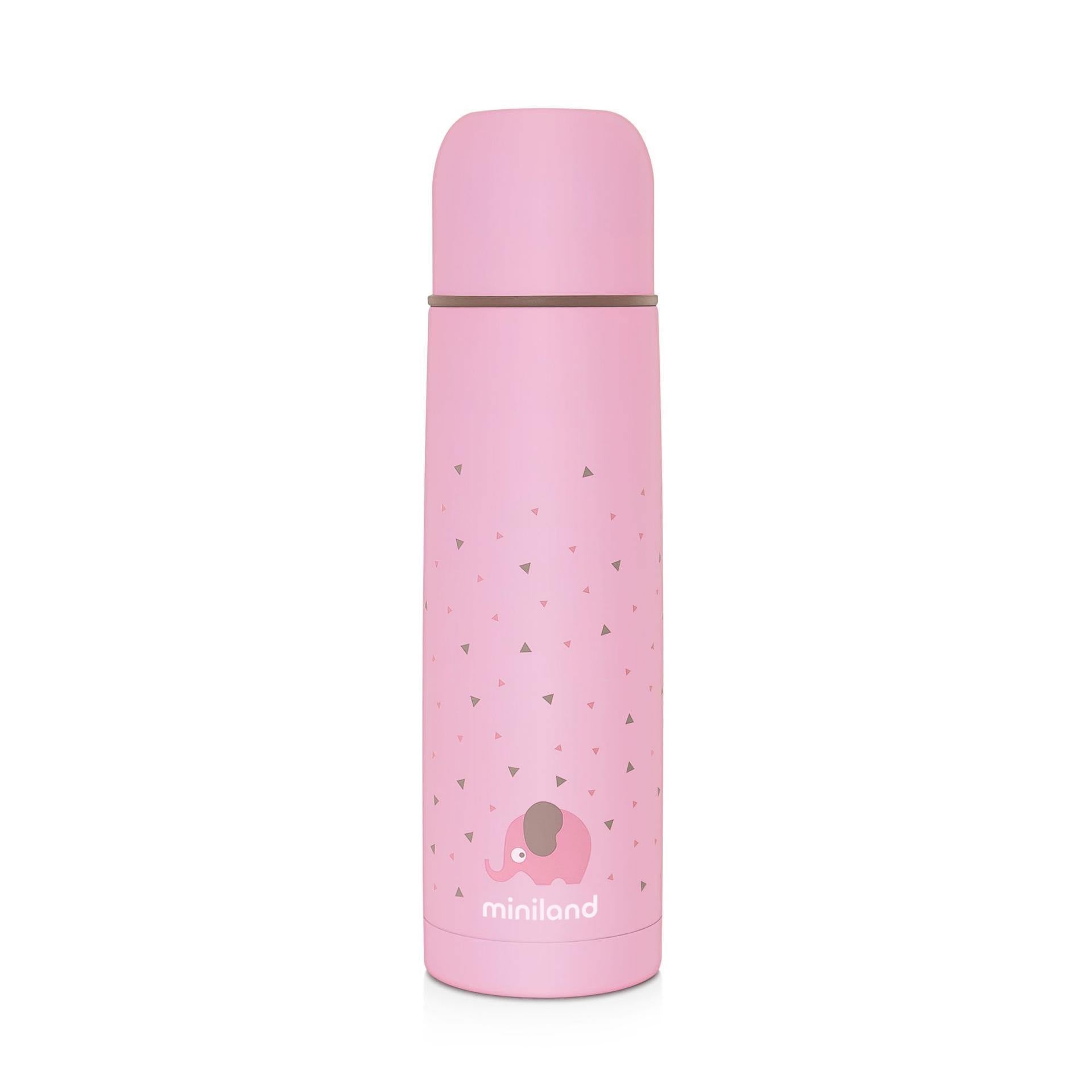 Termo de Líquidos 500ml Rosa - Loja Papás & Bebés