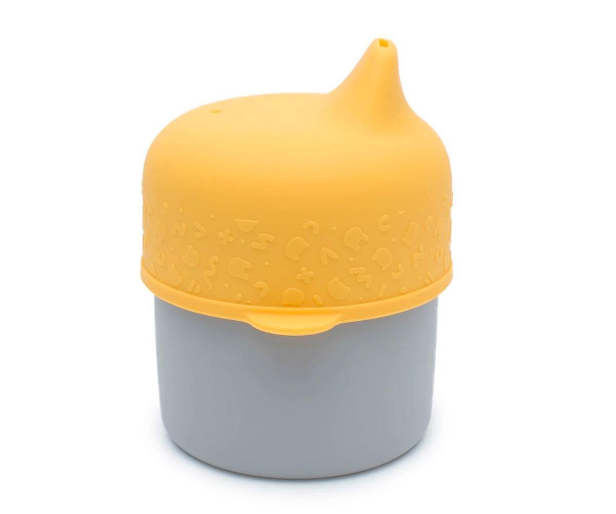 Tampa Sippie para Copo de Silicone - Amarelo - Loja Papás & Bebés