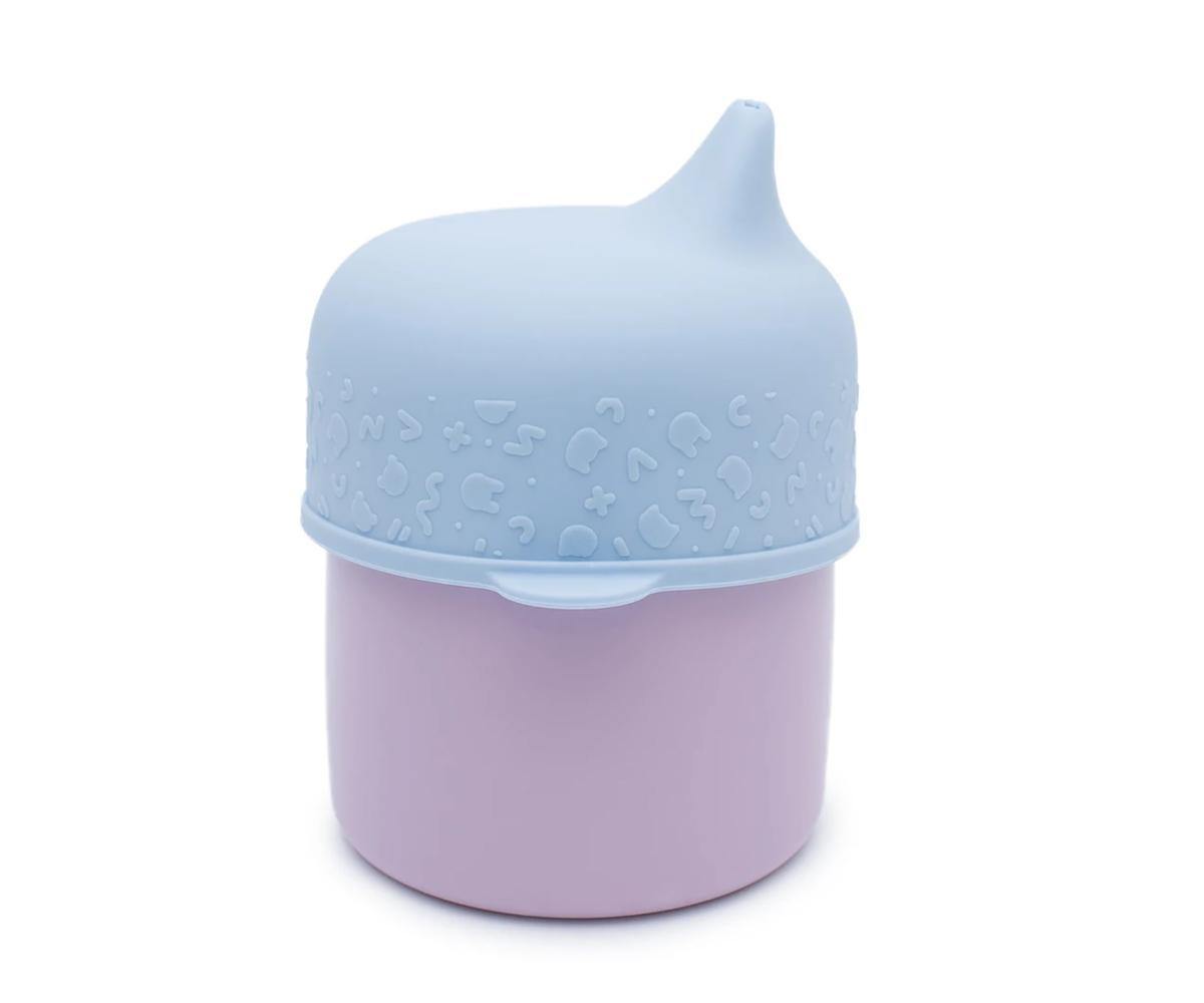 Tampa Sippie para Copo de Silicone - Azul - Loja Papás & Bebés