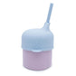 Tampa Sippie para Copo de Silicone - Azul - Loja Papás & Bebés