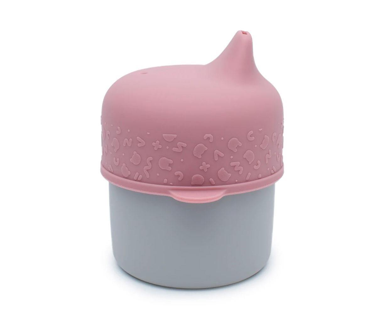 Tampa Sippie para Copo de Silicone - Rosa Velho - Loja Papás & Bebés