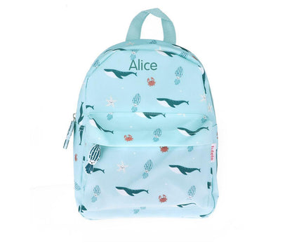 Mochila Infantil Personalizável - Ocean - Loja Papás & Bebés