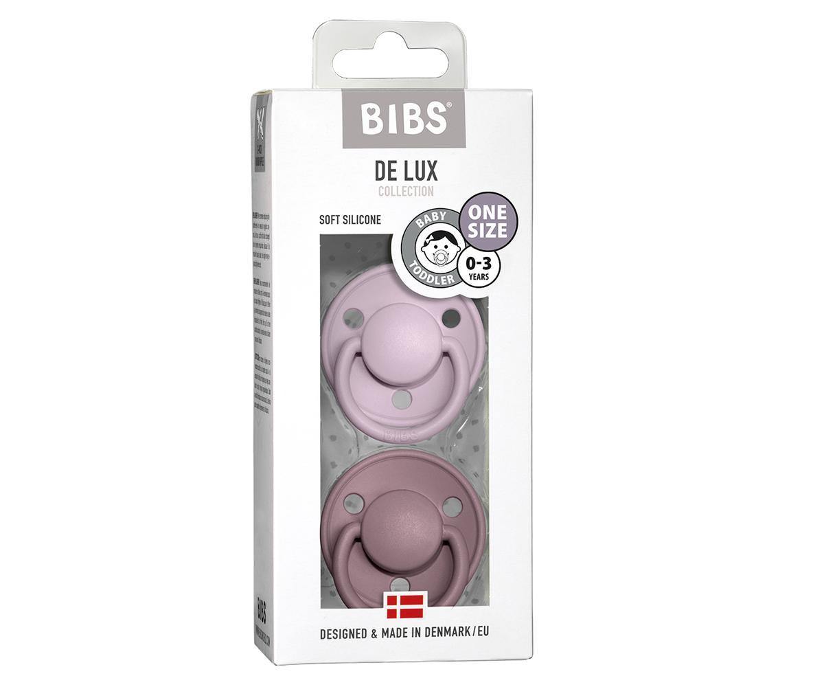 Bibs De Lux Silicone - Dusky Lilac/Heather - Loja Papás & Bebés