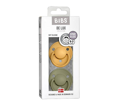 Bibs De Lux Silicone - Honey Bee/Olive - Loja Papás & Bebés