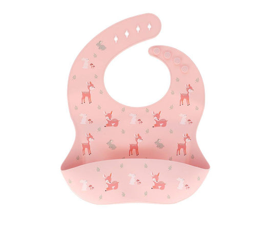 Babete de Silicone - Sweet Deer - Loja Papás & Bebés