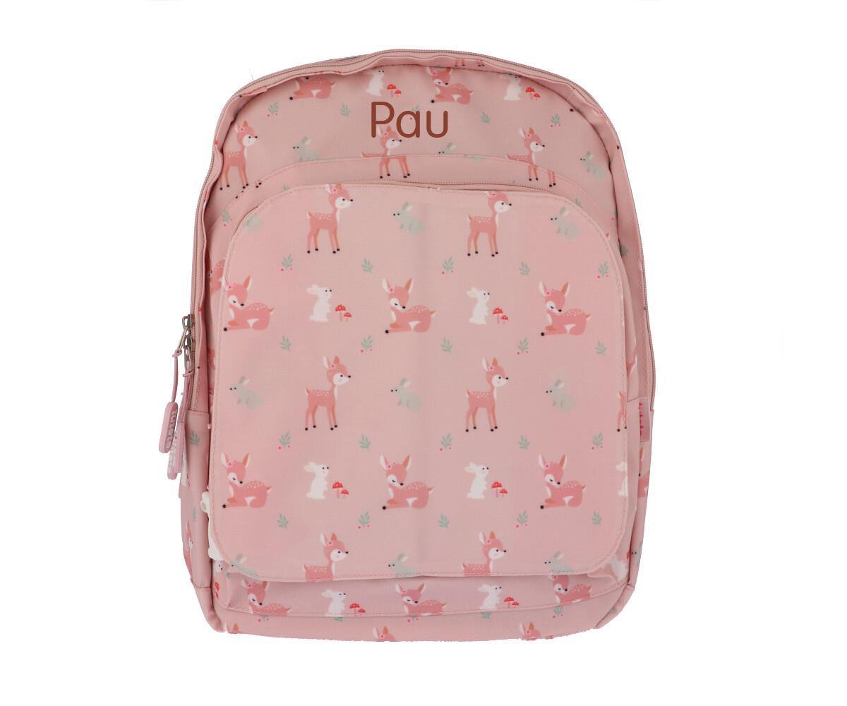 Mochila Escolar Grande Personalizada - Sweet Deer - Loja Papás & Bebés