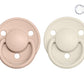 Bibs De Lux Silicone - Ivory/Blush - Loja Papás & Bebés