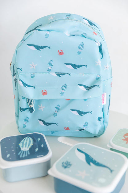 Mochila Infantil Personalizável - Ocean - Loja Papás & Bebés