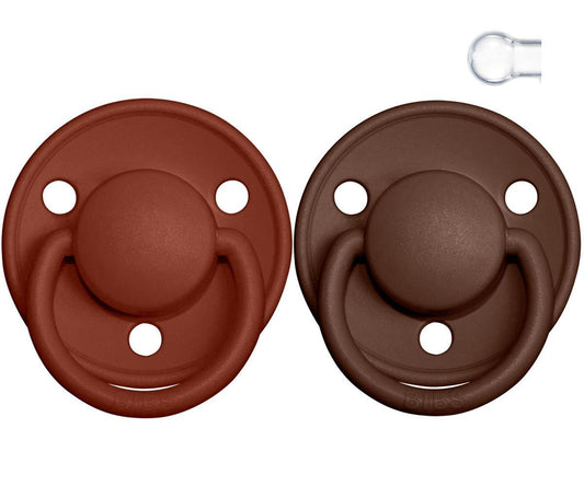 Bibs De Lux Silicone - Rust/Mocha - Loja Papás & Bebés