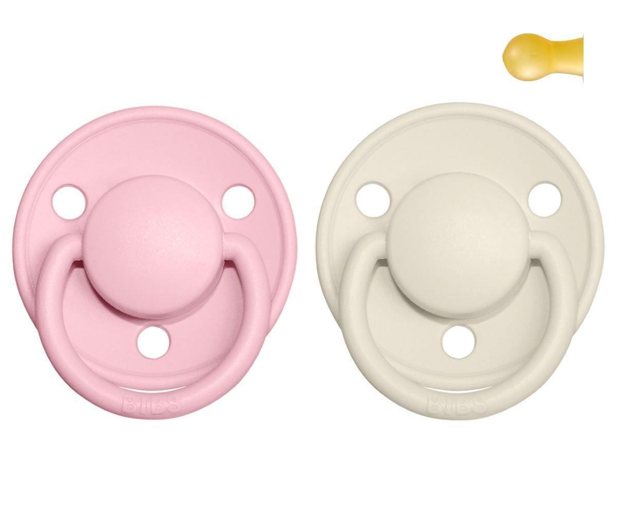 Bibs De Lux - Ivory/Baby Pink - Loja Papás & Bebés